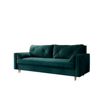 SOFA ASTRA mit Schlaffunktion ITAKA 39 mit Stauraum - Violett, Textil (90/88/228cm) - Bedante
