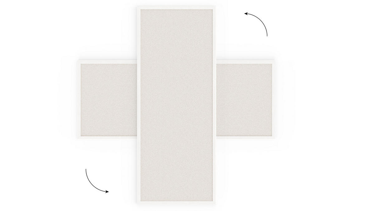 PINNWAND, Korktafel in weiß, 100x40 cm, Holzrahmen - weiß lackiert - Weiß, Holz (100/40/1.5cm) - ALLboards