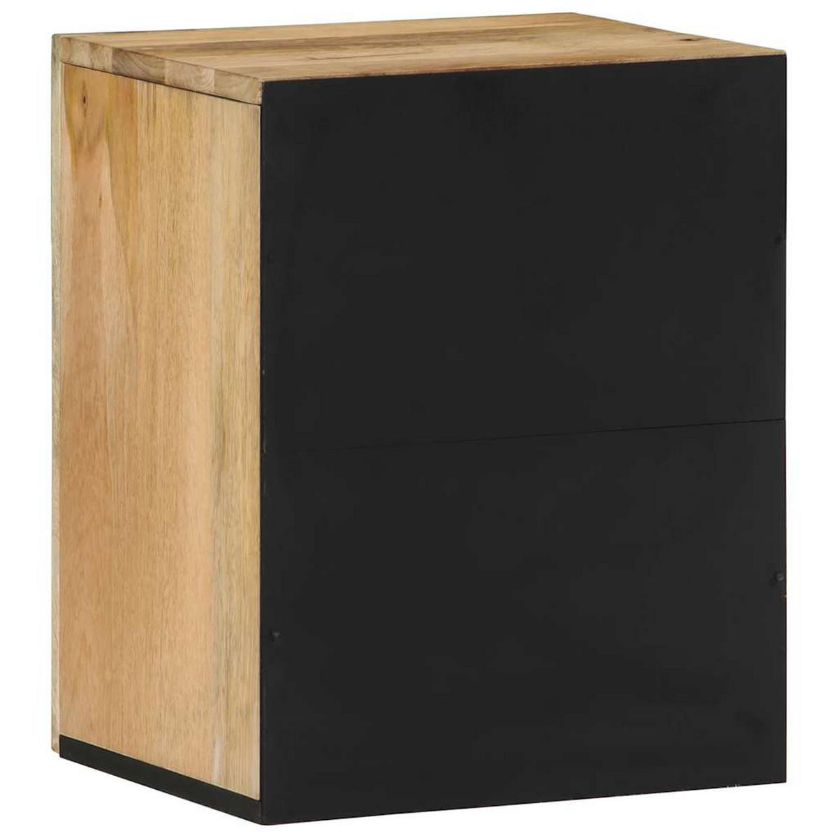 BAD-WANDSCHRANK 38/33/48 Cm Massivholz Mango - Braun, Holz (33/48/38cm) - vidaXL