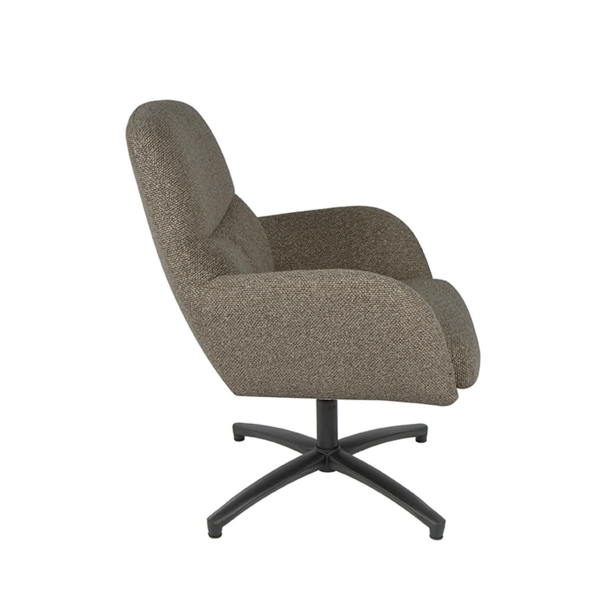 SESSEL Chill Zone Grau 73/68/90 cm - Dunkelgrau, Textil (68/90/73cm) - LABEL51