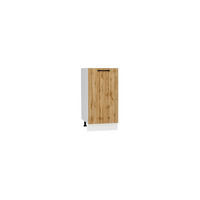 UNTERSCHRANK D40 P/L ( S1500/4 ) – BONO – Stilvolle Aufbewahrung – Gold / Eiche - Eichefarben, Holzwerkstoff (40/82/52cm) - ROYAL24_MARKT