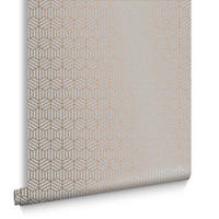 VLIESTAPETE - Echo Stone - Grau, Papier/Kunststoff (52/1005cm) - Graham & Brown