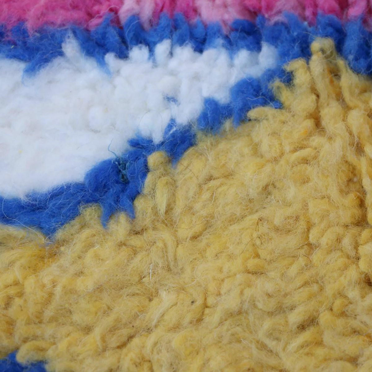 BERBERTEPPICH aus reiner Wolle 145x 259 cm - Gelb, Naturmaterialien (145/259cm) - AFK Living