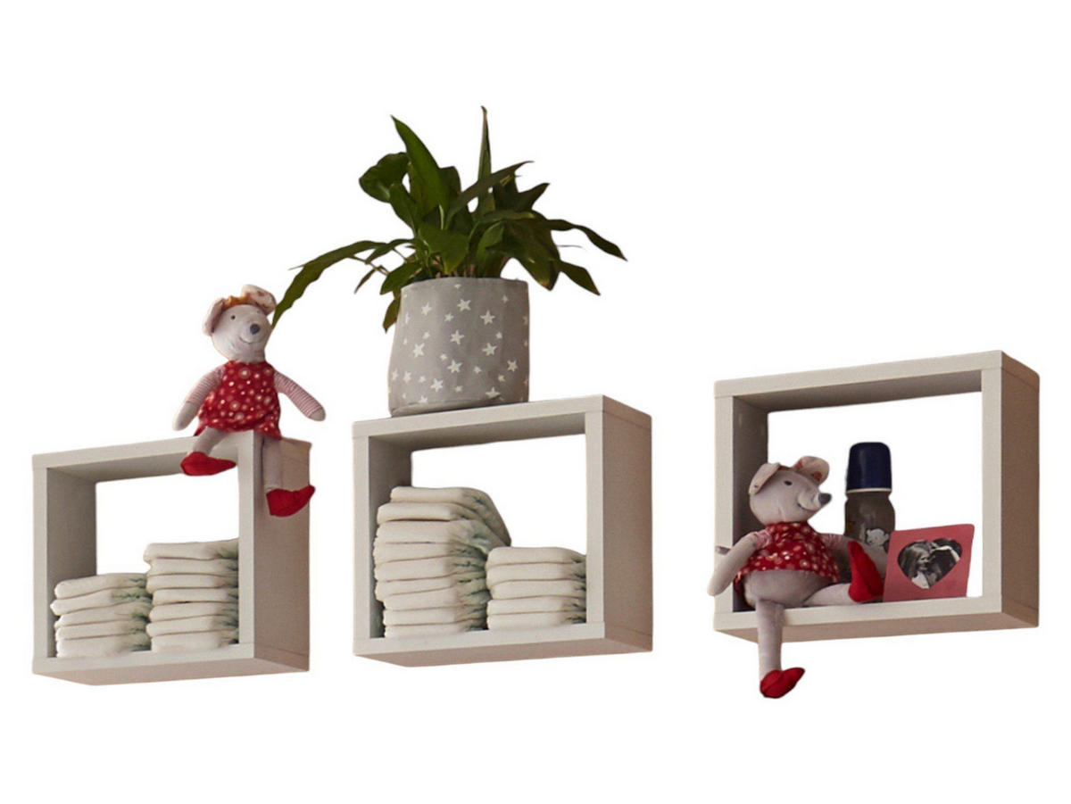 HÄNGEREGAL Ebony 29 x 20 x 29 Holzwerstoff in Anderson Pinie/Weiß Matt - Naturfarben, Holz (29/29/20cm) - 58aufmkessel