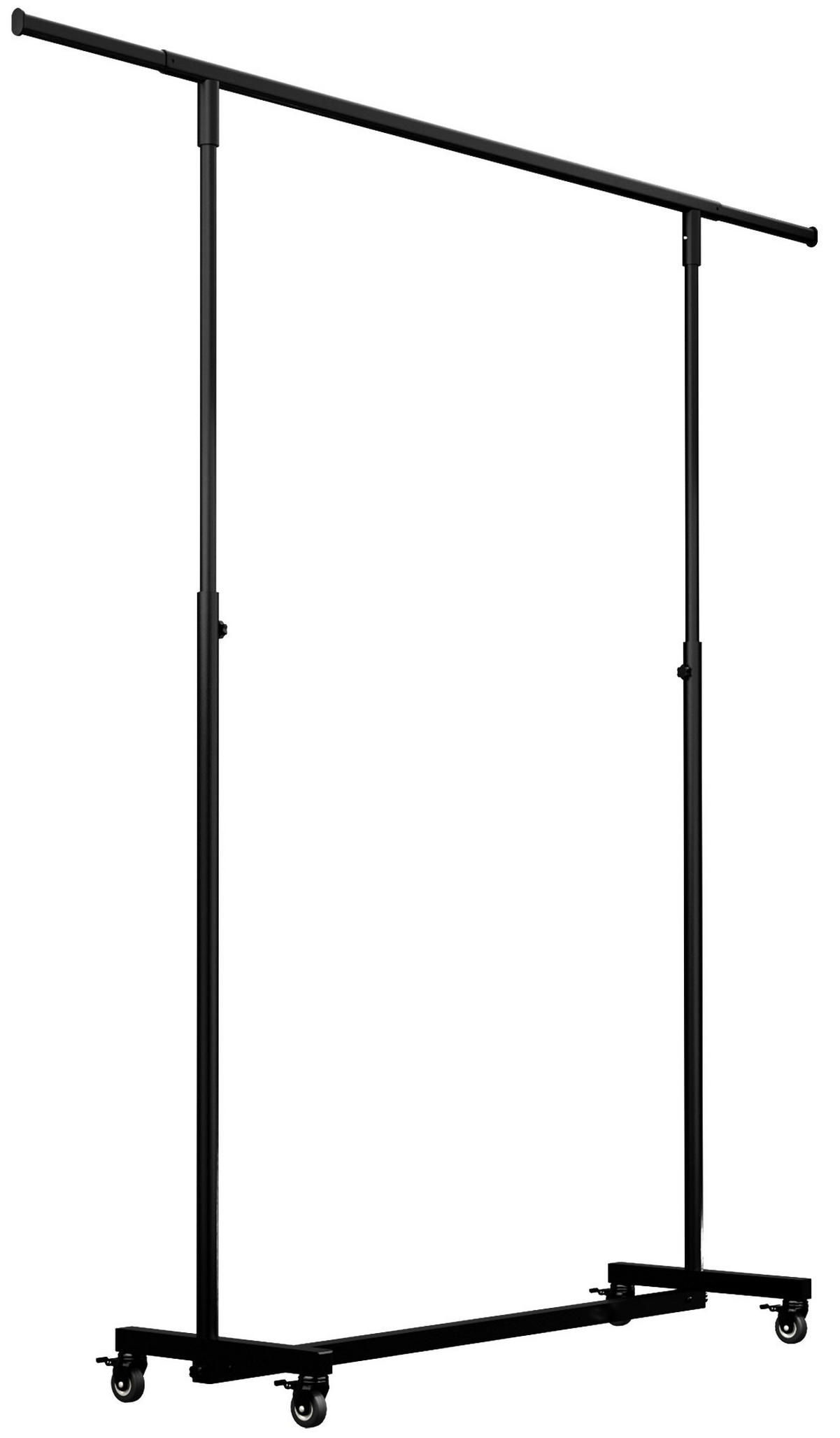 KLEIDERSTÄNDER -Metall - Schwarz, Metall (120/120/50cm) - CLP