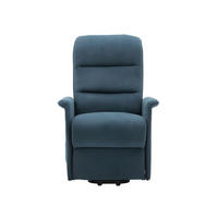 SESSEL mit gerader Rückenlehne - 1 Person - Stoff - Blau - - Blau, Textil (73/100/94cm) - Vente-Unique