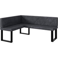 ECKBANK ERIC_U - Dunkelgrau, Textil (128/168cm) - Meblini