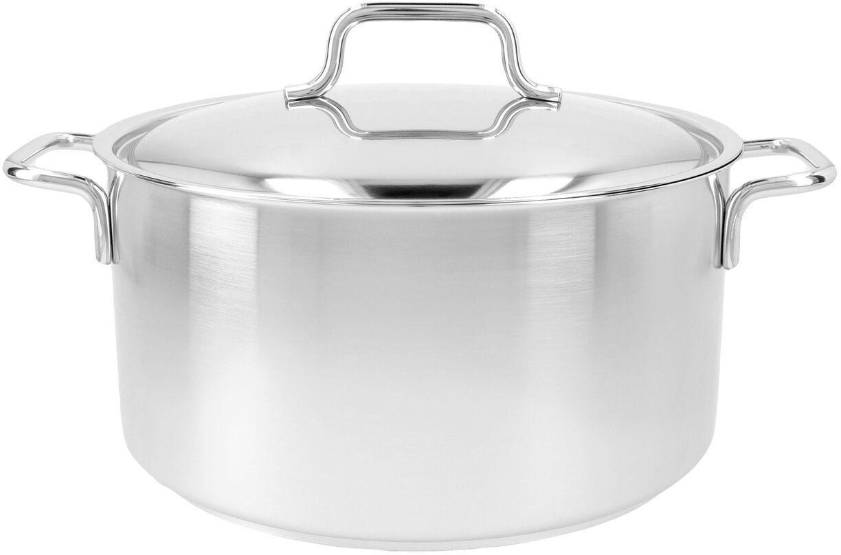 KOCHTOPF Apollo 7 - ø 24 cm / 5.2 Liter - Silberfarben, Metall (24cm) - Demeyere