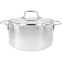 KOCHTOPF Apollo 7 - ø 24 cm / 5.2 Liter - Silberfarben, Metall (24cm) - Demeyere