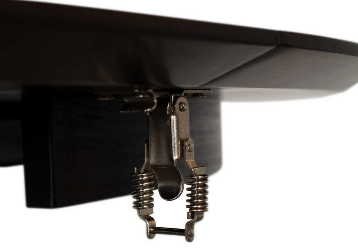 ESSTISCH Andria ausziehbar - Schwarz, Metall (210/120/75cm) - Mr. Deko