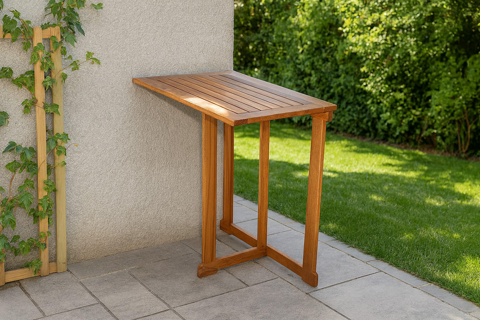 GARTENTISCH ALEXA - Beige, Holz (45/60/74cm) - SAM