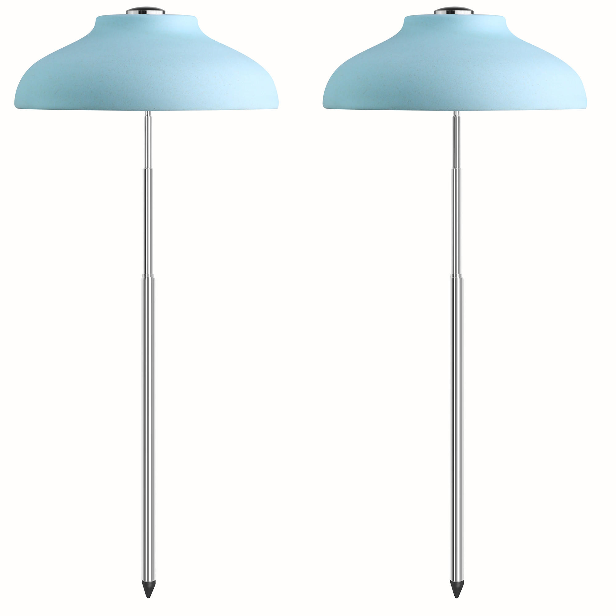 LED-PFLANZENLEUCHTE - fördert Pflanzenwachstum mit Teleskopstab und blauem Licht, 2er-Set - Blau, Kunststoff (11/70/11cm) - Northpoint