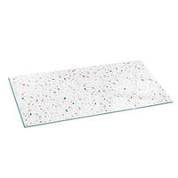 GLASPLATTE für Kamin 125x50 cm Weiß - Weiß, Glas (125/50/0.4cm) - ArtPrintCave