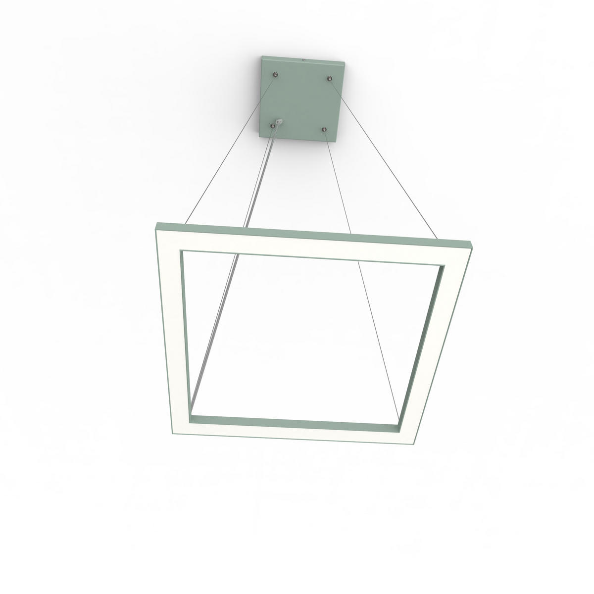 LED-HÄNGELEUCHTE - Grün, Metall (40/40/100cm) - Lumicom