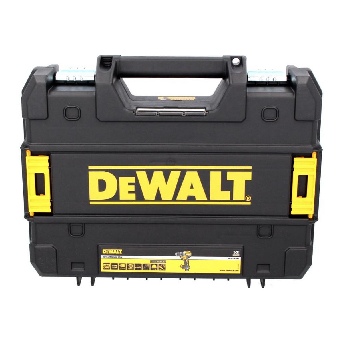 DEWALT DCD 791 NT Akku Bohrschrauber 18 V 70 Nm Brushless + TSTAK - ohne Akku, ohne Ladegerät - Multicolor, Kunststoff (45/36/13cm) - DeWalt