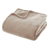 FLEECEDECKE Uni 180/230 cm - Beige, Textil (180/230cm) - Atmosphera Createur d´interieur