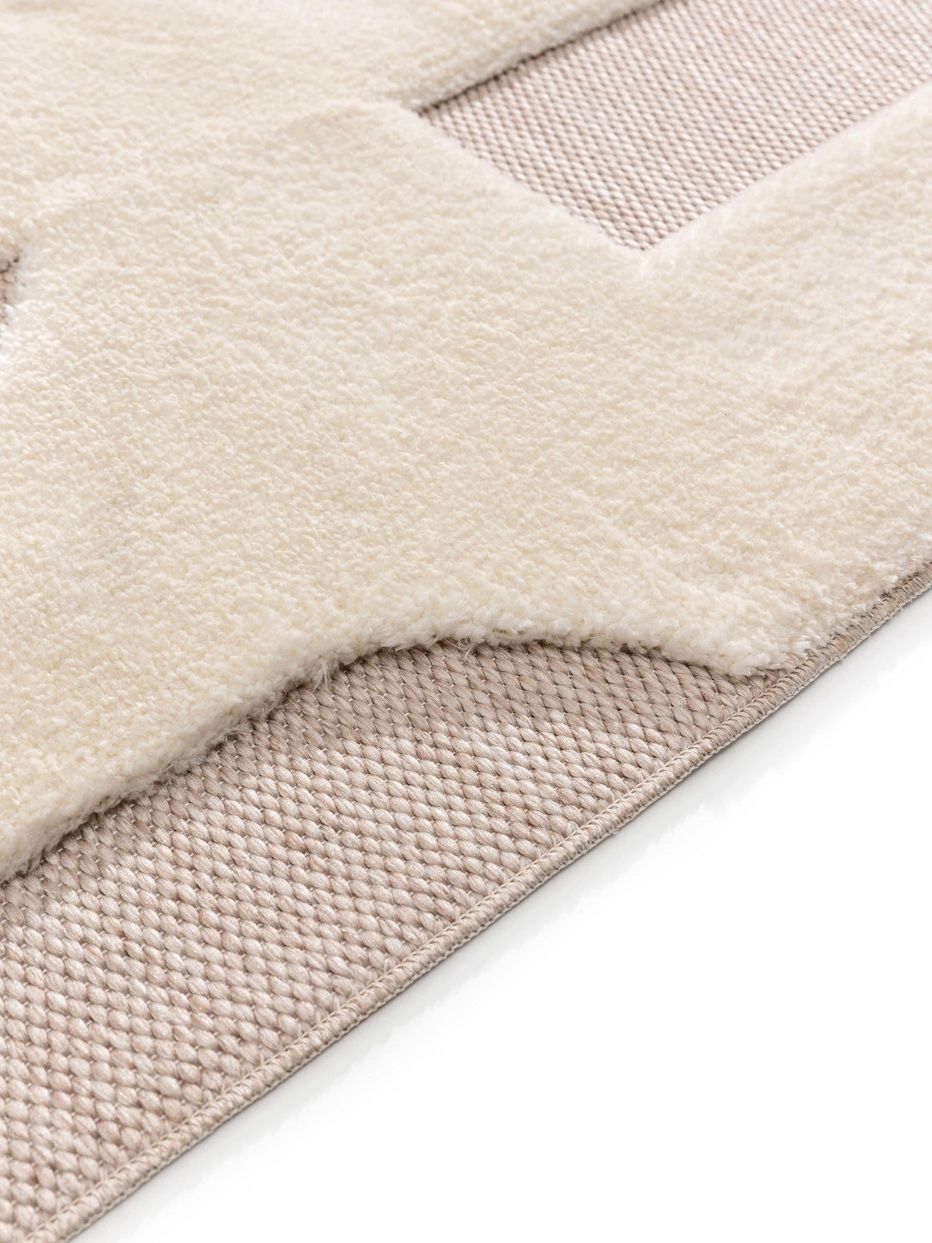 TEPPICH Elanie 250/350 cm - Beige/Creme, Kunststoff (250/350cm) - benuta Pop