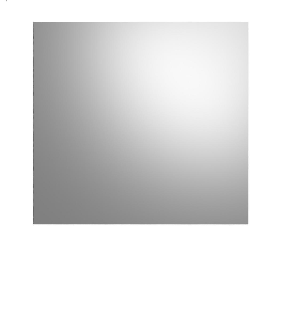 WANDSPIEGEL in Rauchsilber grau, Garderobenspiegel 90 x 87 cm - Grau, Holzwerkstoff (90/87/2cm) - Inn.Furn