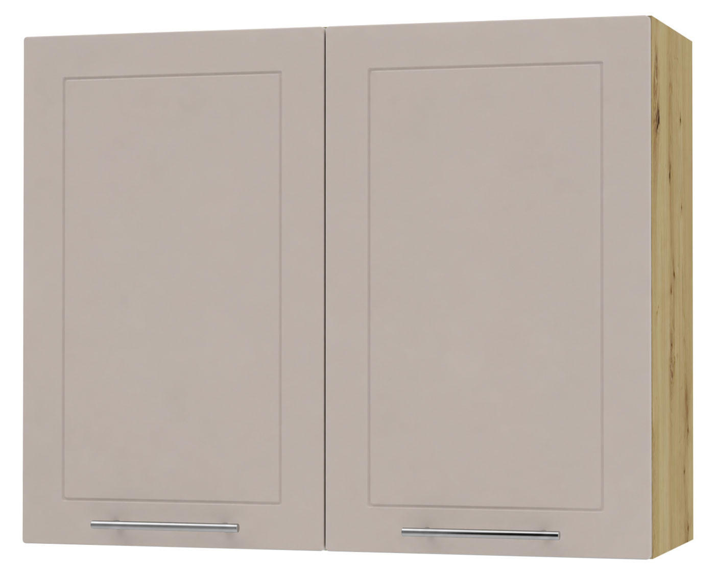 KÜCHENHÄNGESCHRANK Kvantum W3/90 Eiche Artisan / Kaschmir Matt 90 / 32,5 / 72cm - Kaschmir/Eiche Artisan, Holz/Holzwerkstoff (90/72/32.5cm) - Feldmann-Wohnen