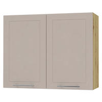 KÜCHENHÄNGESCHRANK Kvantum W3/90 Eiche Artisan / Kaschmir Matt 90 / 32,5 / 72cm - Kaschmir/Eiche Artisan, Holz/Holzwerkstoff (90/72/32.5cm) - Feldmann-Wohnen