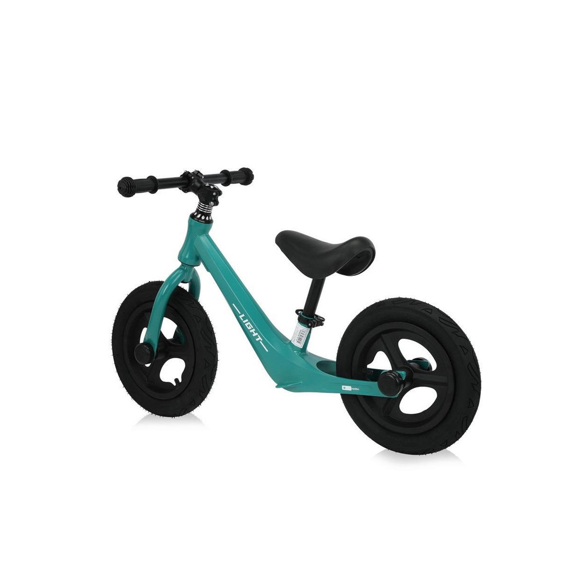 LAUFRAD Light 12 Zoll grün 12 Zoll Lufträder Gummigriffe Sitz und Lenker verstellbar - Grün, Metall (86/40/52cm) - Lorelli