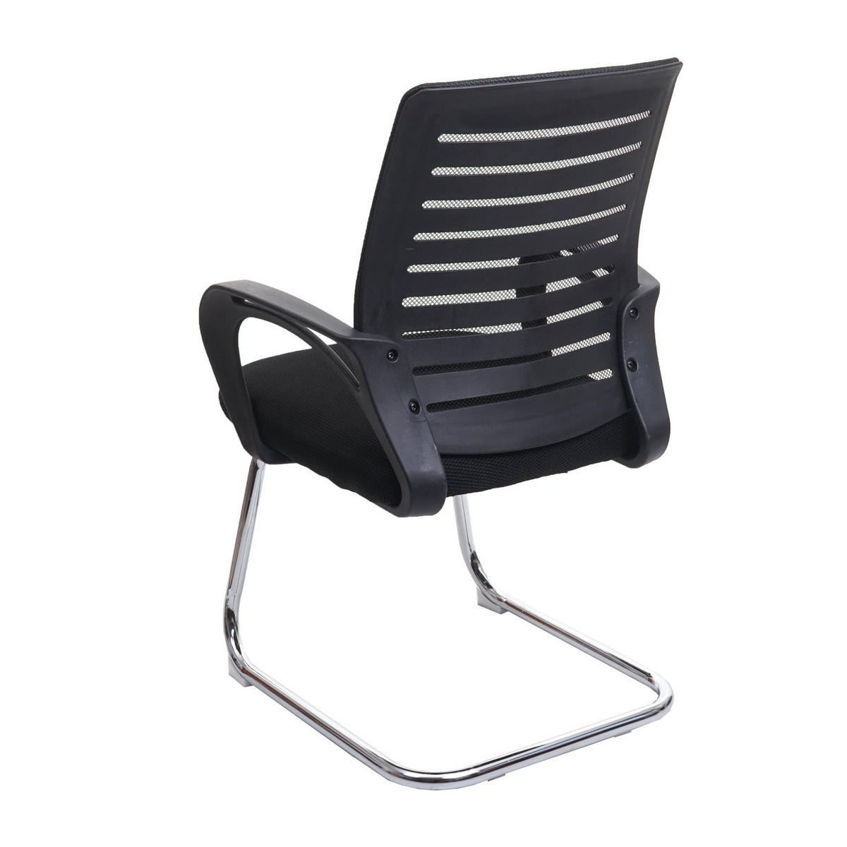 KONFERENZSTUHL Schwarz - Schwarz, Textil (60/94/49cm) - MCW