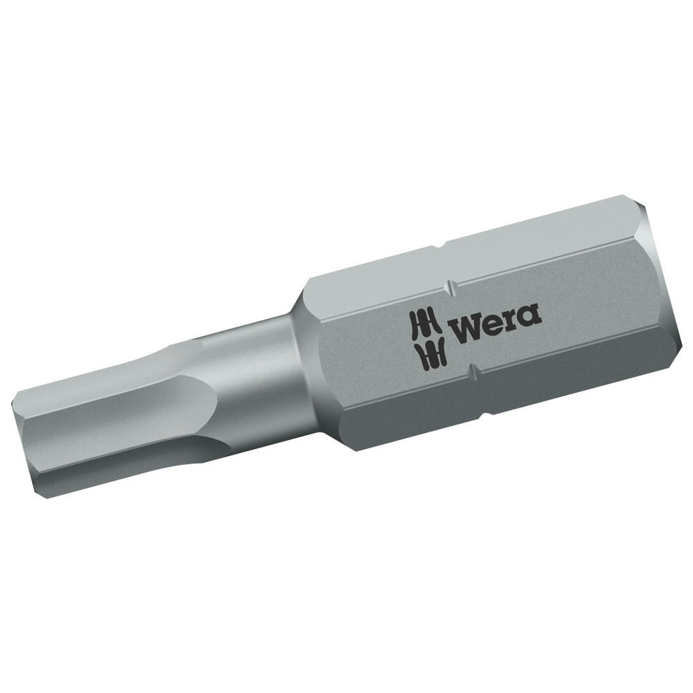 INNENSECHSKANT-BIT 840/1 Z, 5/16 ", 25 mm - Edelstahlfarben, Kunststoff (25/9/8cm) - Wera