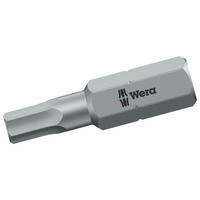 INNENSECHSKANT-BIT 840/1 Z, 5/16 ", 25 mm - Edelstahlfarben, Kunststoff (25/9/8cm) - Wera