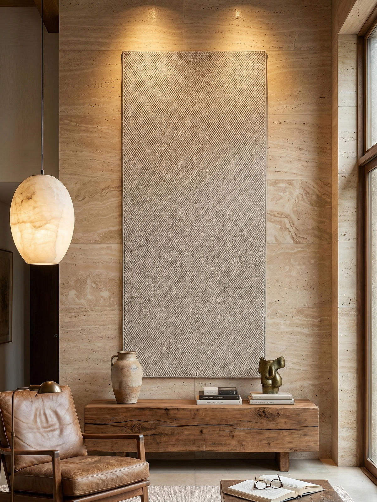 TEPPICH Flachgewebe LANGAU in Beige, meliert, 80 x 250 cm - Beige, Textil (80/250cm) - KADIMA DESIGN