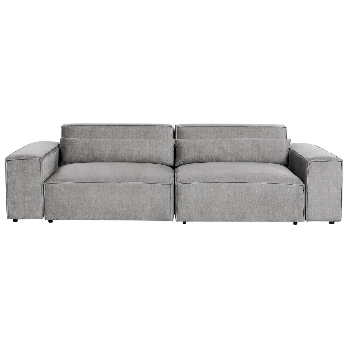 2-SITZER-SOFA grau Hellnar - Grau, Textil (262/70/126cm) - Beliani