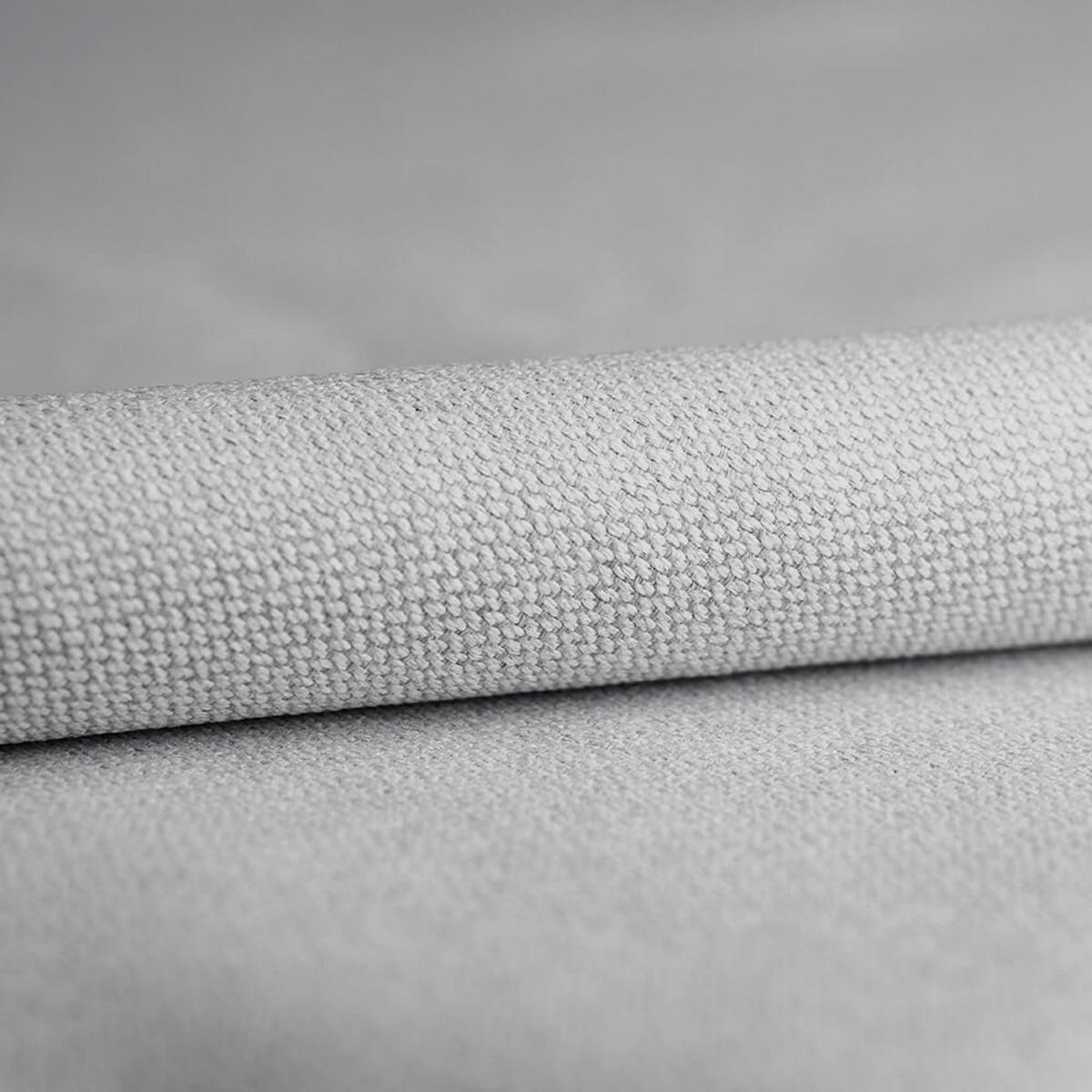 BOXBETT Jodan 120/200 cm Hellgrau im Megan Stoff - Hellgrau/Schwarz, Holz/Holzwerkstoff (120/200cm) - AltaBeds