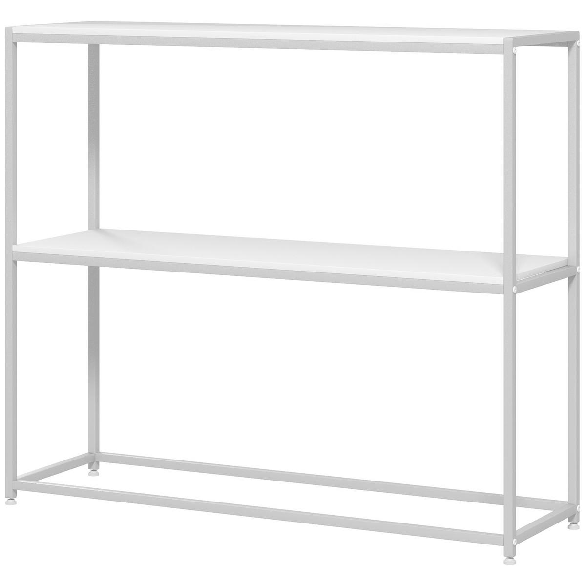 KONSOLENTISCH Weiß Spanplatte 1 Stück - Weiß, Kunststoff (100/30/87cm) - GiPP