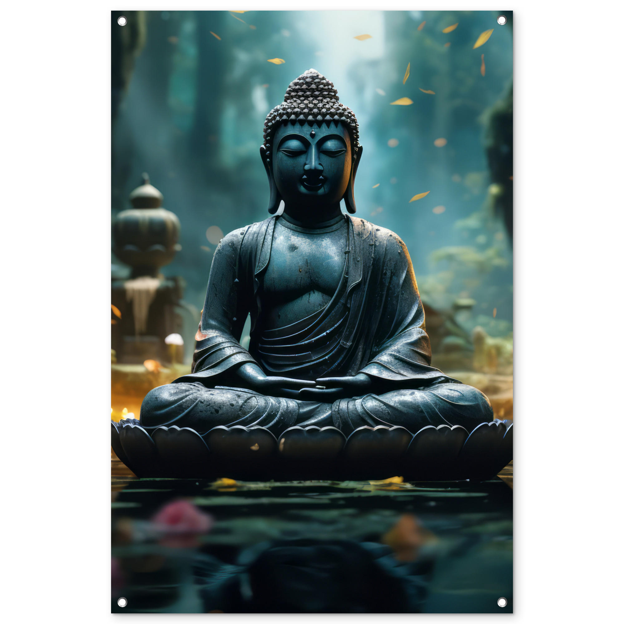 OnlyWow ZAHRADNÍ PLAKÁT Buddha - Socha - Buddha - Zen - Umění - Buddha 80x120 cm