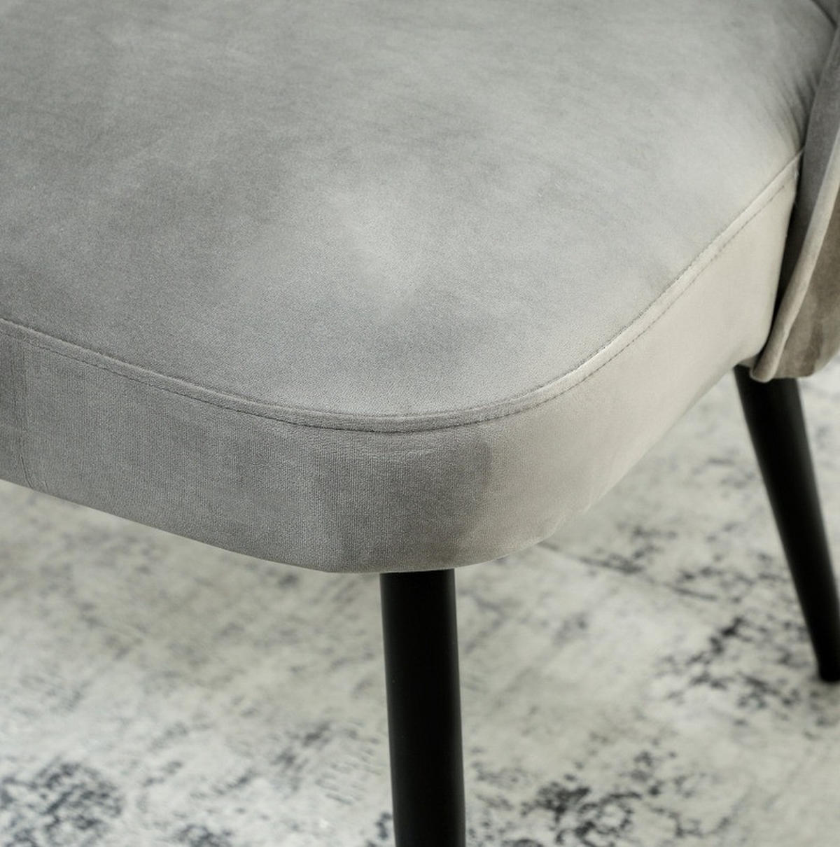 2-SITZER 127/63/84.5 cm Grau aus Metall und Eukalyptusholz - Grau, Metall (63/84.5/127cm) - OKMYHOME