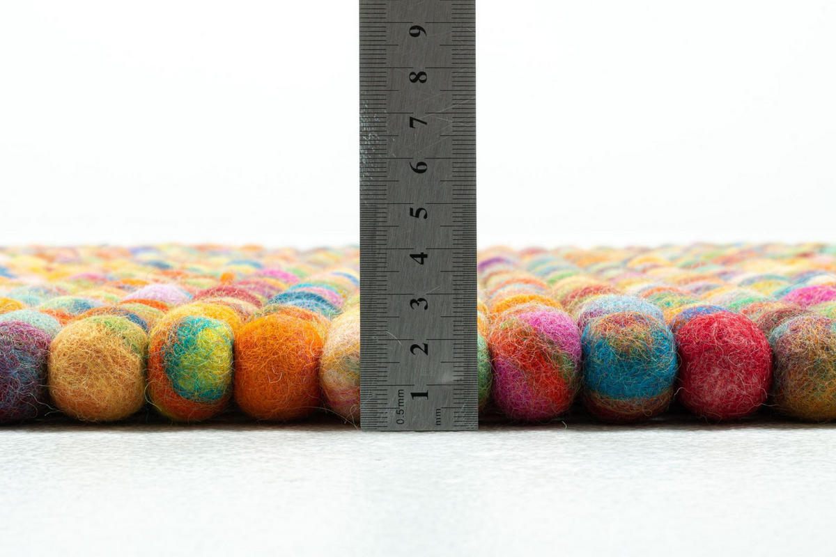 FILZTEPPICH Felty 70x140 cm - Multicolor, Textil (70/140cm) - THEKO