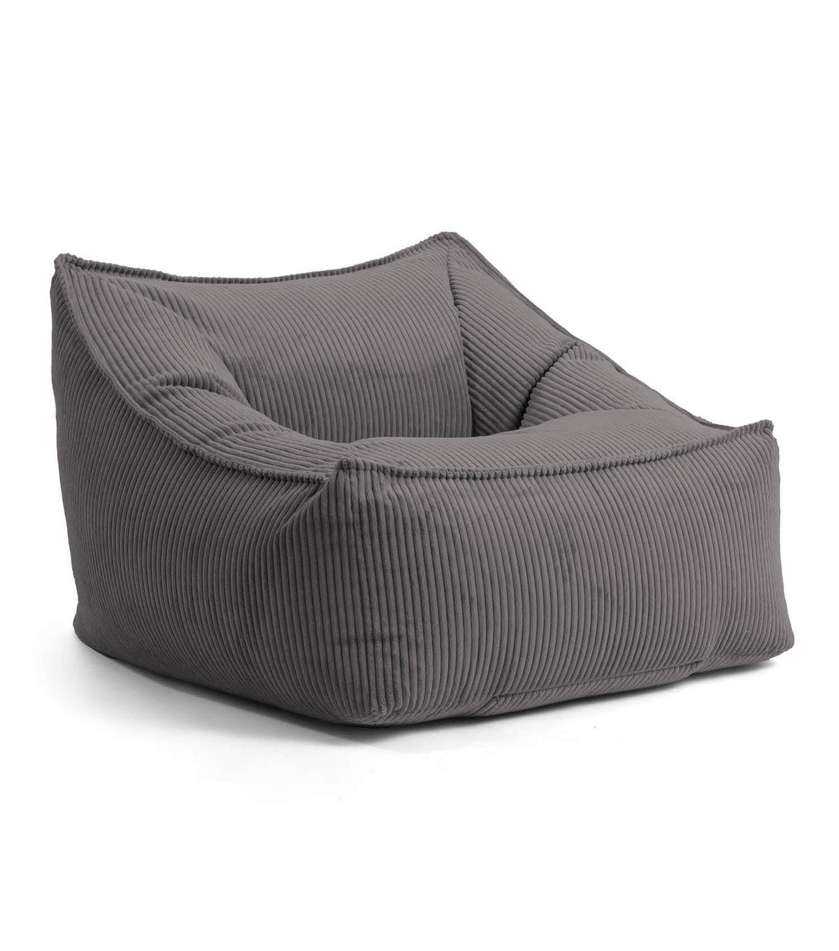 SITZSACK Cord Der Lümmel - Anthrazit, Textil (73/60/83cm) - Mokebo