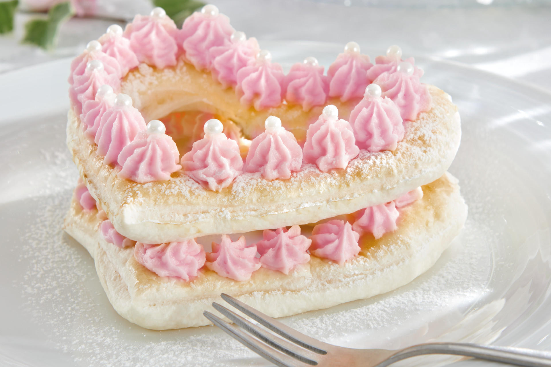 Herztorte aus BlÃ¤tterteig