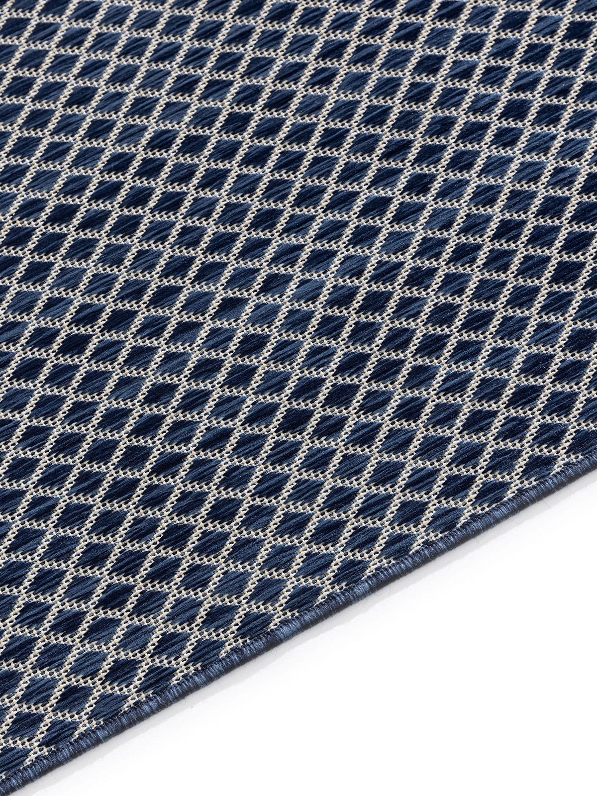OUTDOORTEPPICH Lou Blau 140x200 cm - Blau, Kunststoff (140/200cm) - benuta