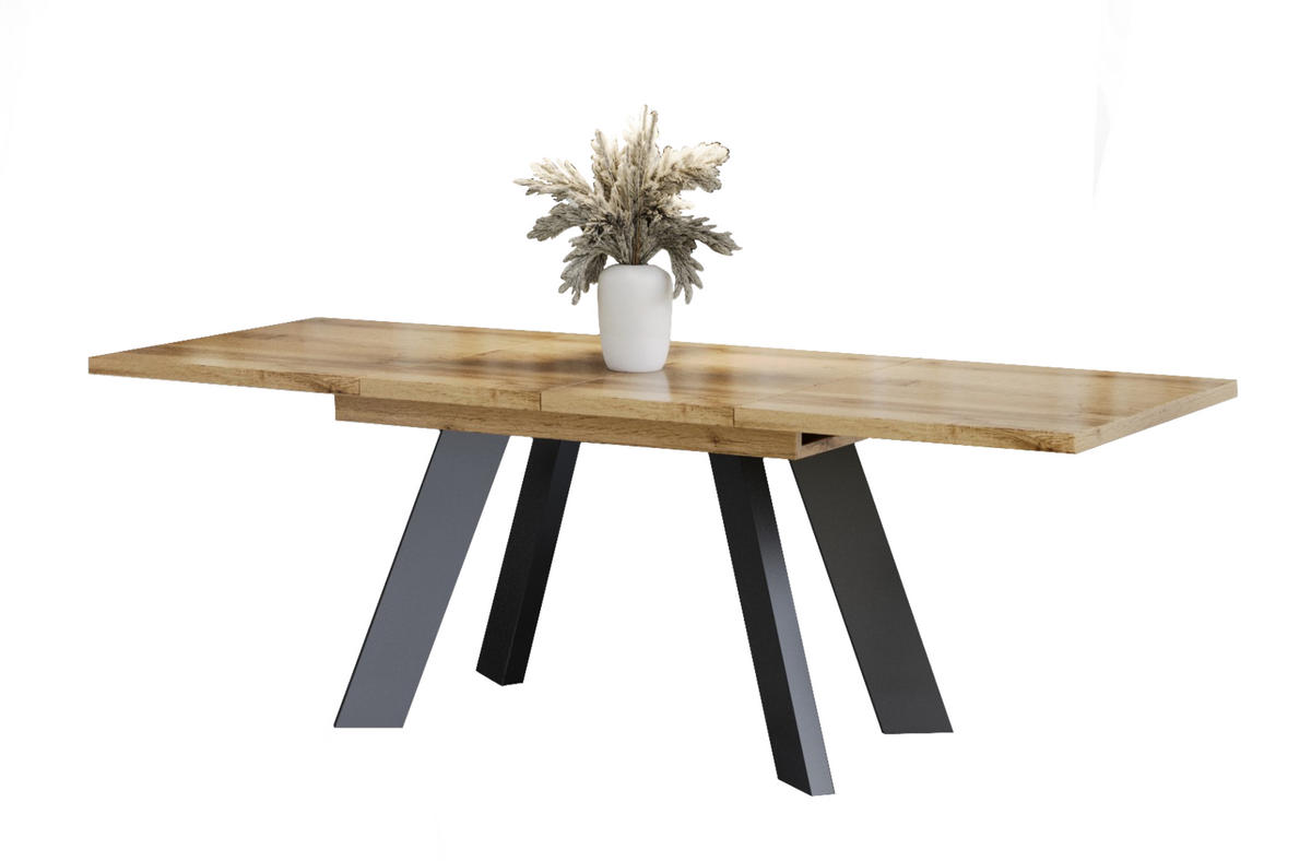 ESSTISCH Como ausziehbar bis 210 cm - Eiche Wotan, Holzwerkstoff (130/80/76cm) - Endo-Moebel