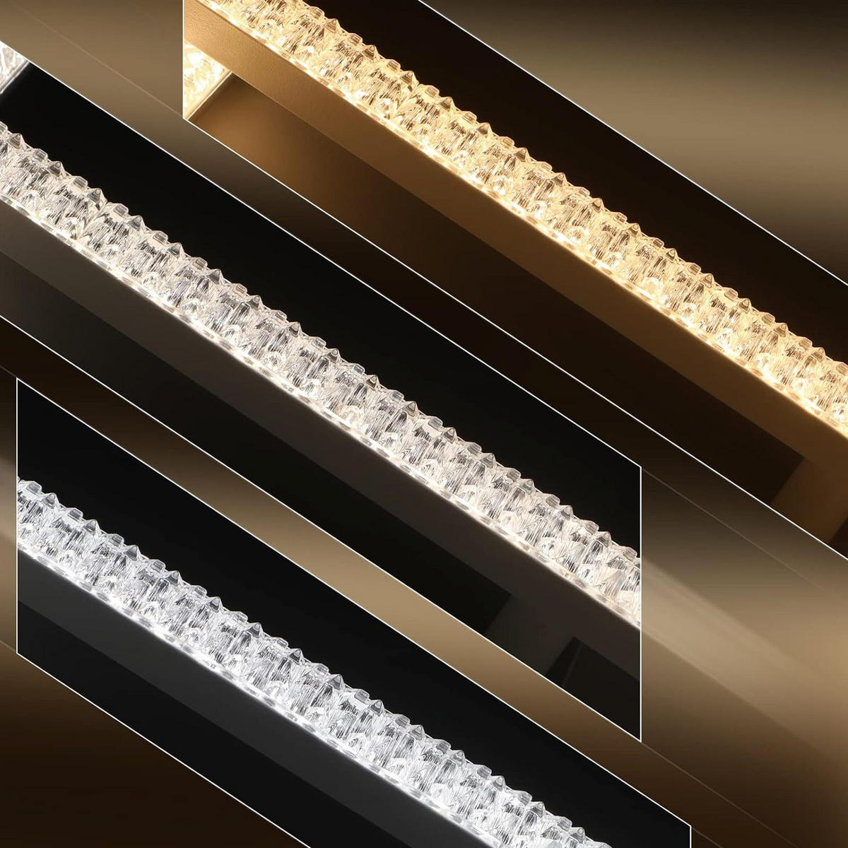 LED-DECKENLEUCHTE Beatrice 57/48/9 cm - Weiß, Metall (57/48/9cm) - Nettlife