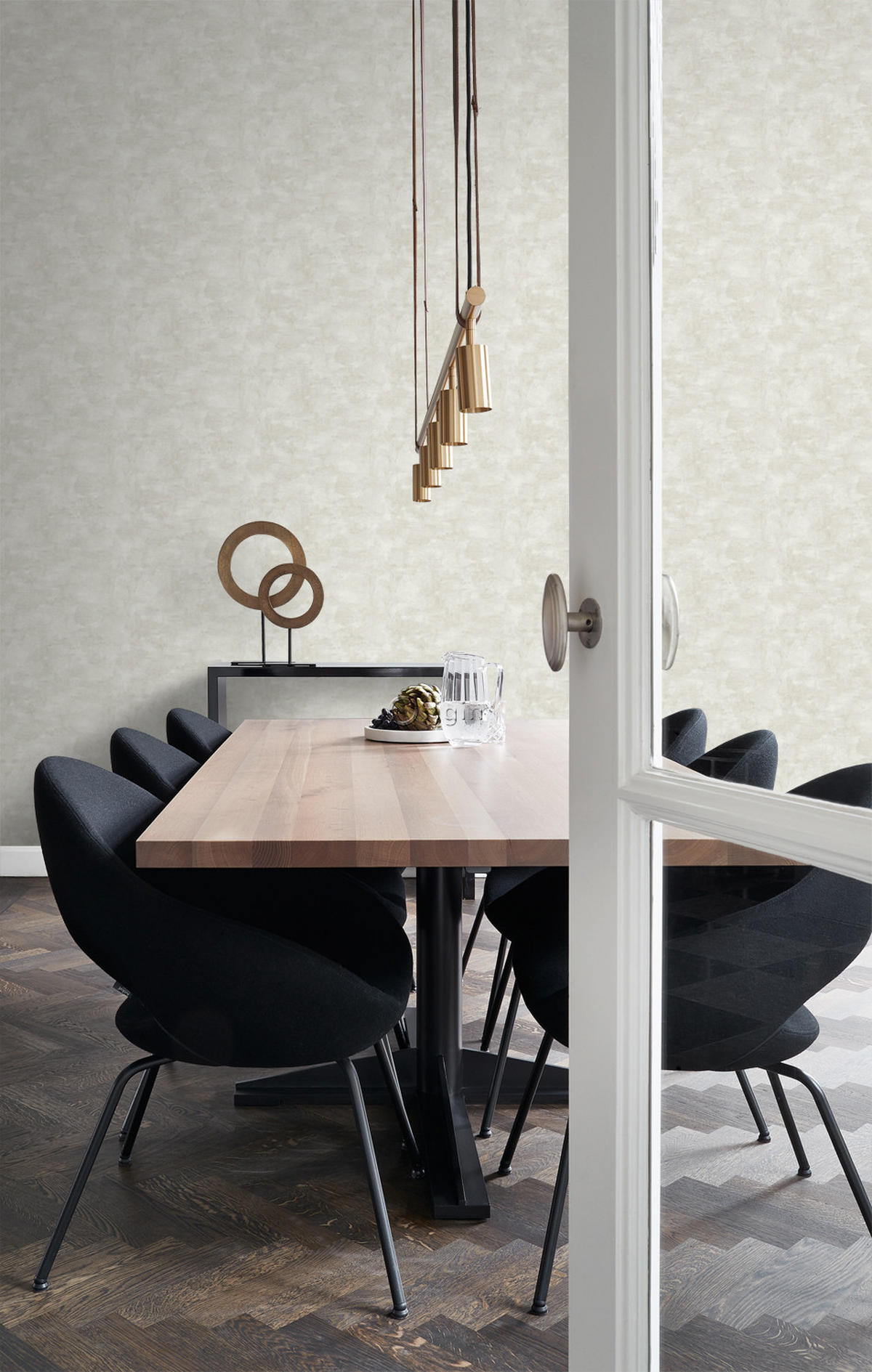 TAPETE Betonoptik 53 cm x 10.05 m - Beige, Papier (53/1000cm) - Origin Wallcoverings