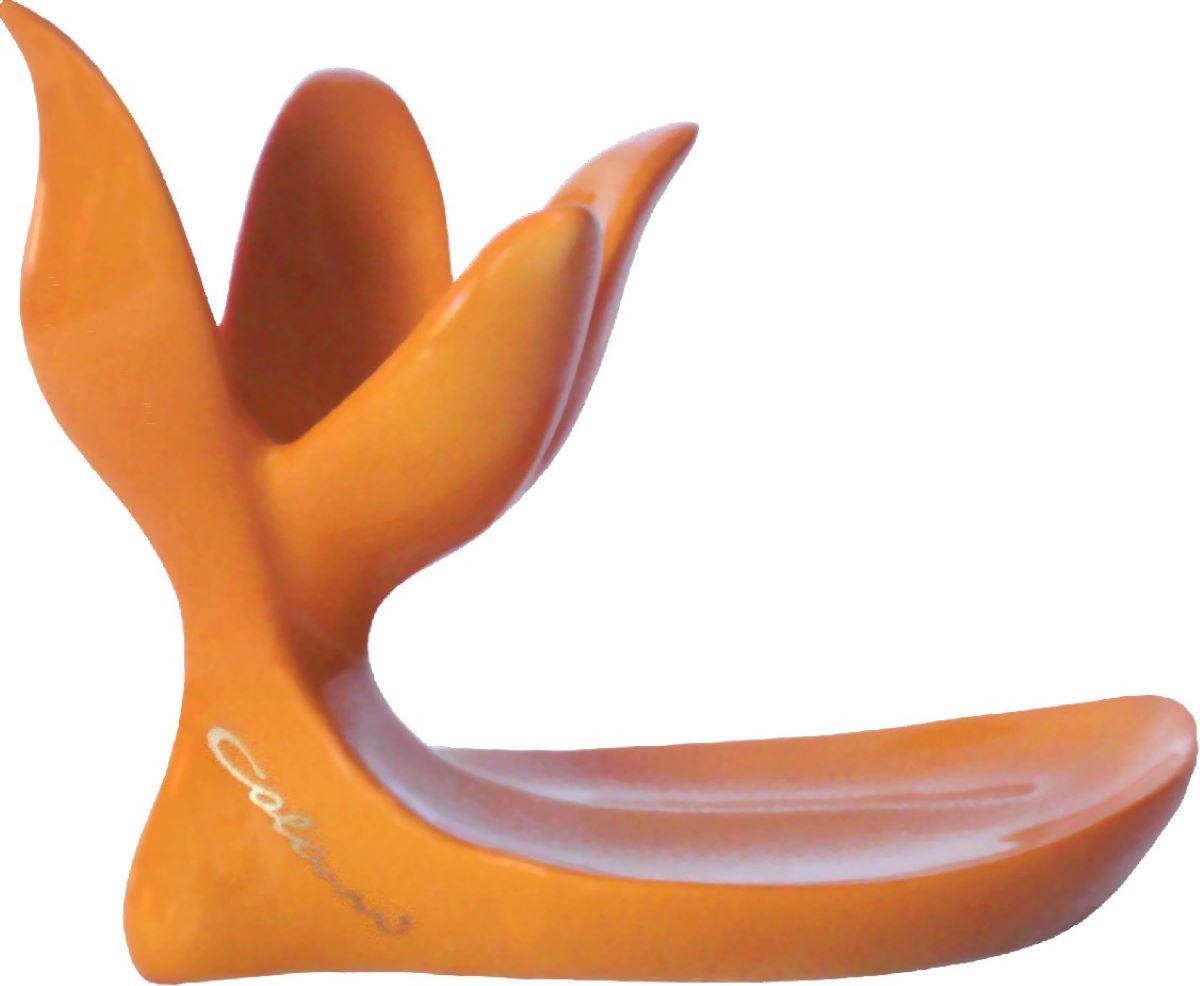 EIERBECHER Set 2 tlg. orange - Orange, Keramik (7/9/12cm) - Luigi Colani Porzellan