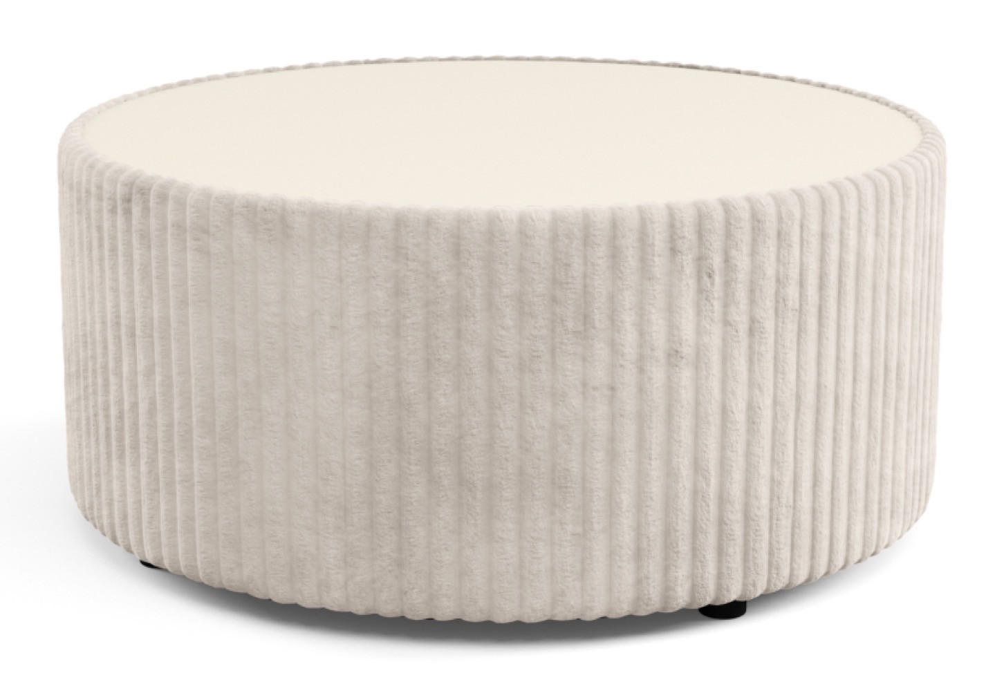 TISCH Creme MIJA Gepolstert Tilia - Weiß, Holzwerkstoff (89/89/42cm) - Sepro Meble