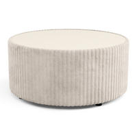 TISCH Creme MIJA Gepolstert Tilia - Weiß, Holzwerkstoff (89/89/42cm) - Sepro Meble