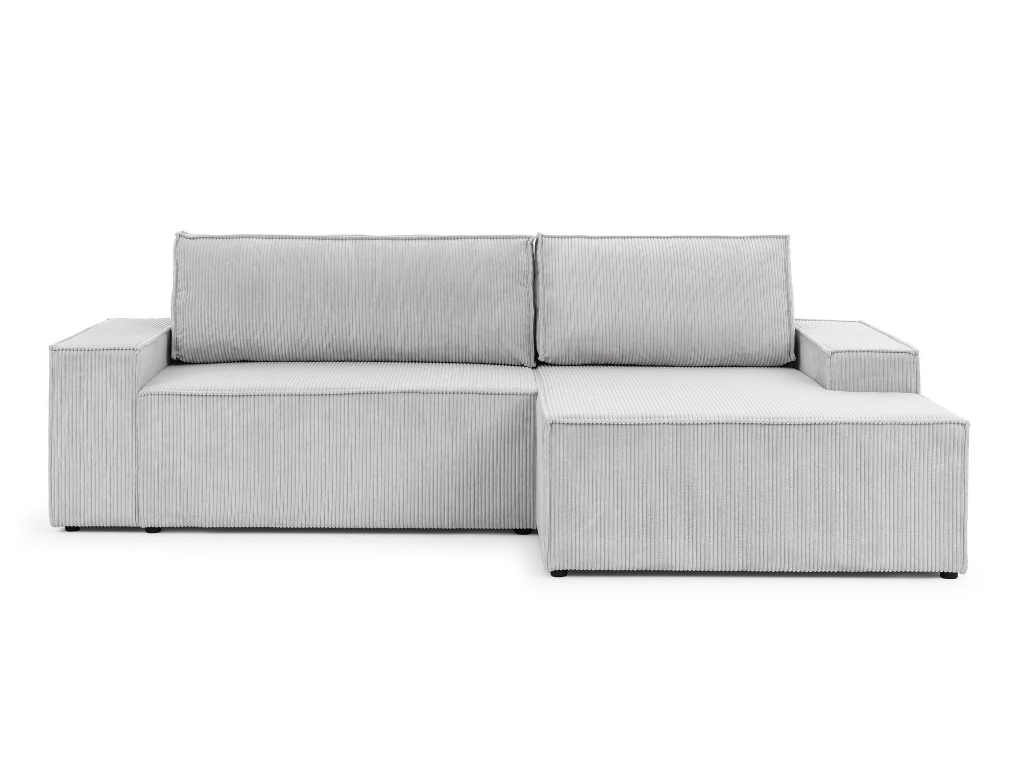 S-Style Ecksofa Hellgrau 262x149 cm