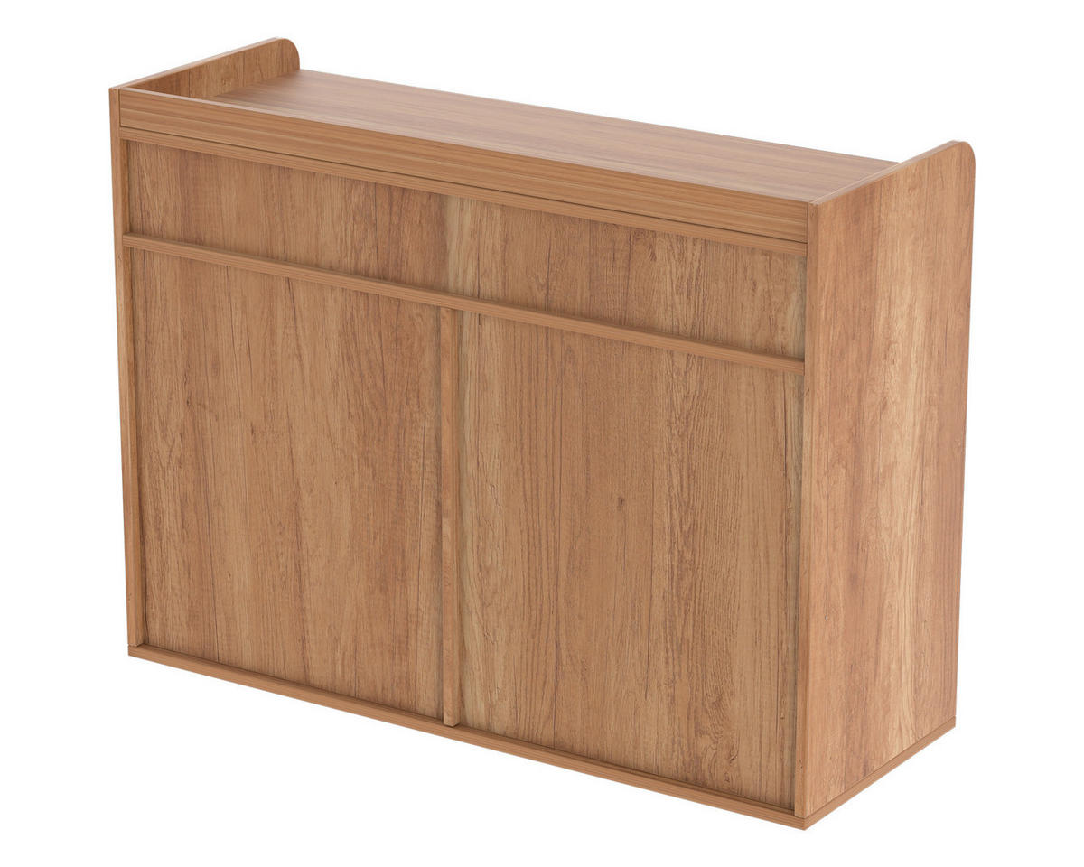 SIDEBOARD in 107/80/40cm - Naturfarben, Holzwerkstoff/Metall (107/80/40cm) - HOMAVO