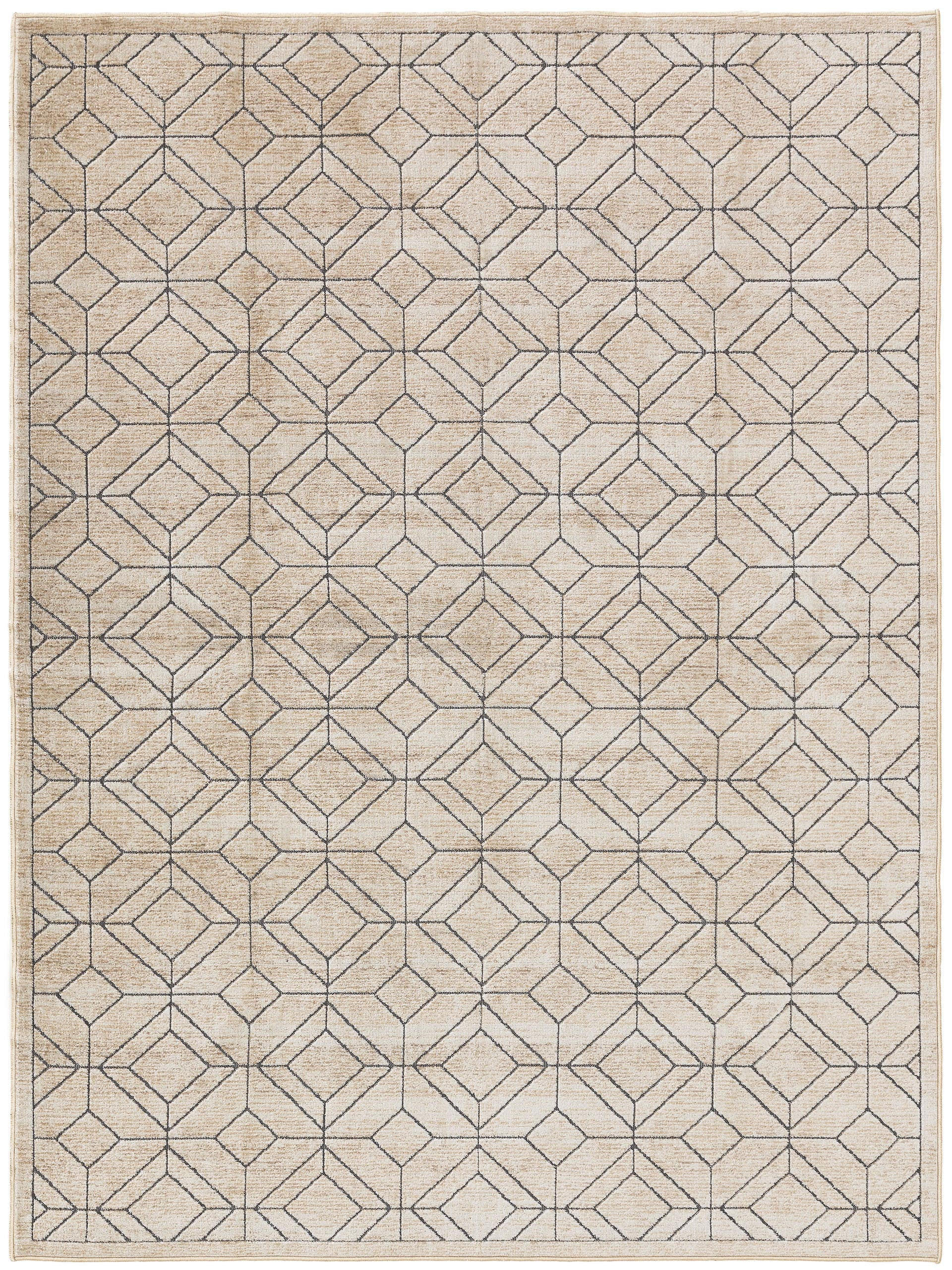 TEPPICH Daisy Cream 140x200 cm - Creme, Textil (140/200cm) - benuta