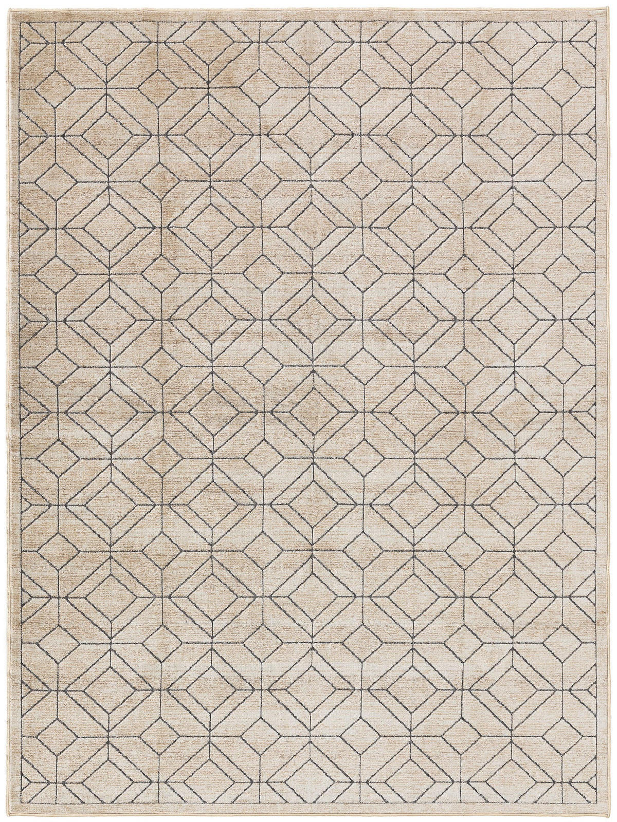 TEPPICH Daisy Cream 140x200 cm - Creme, Textil (140/200cm) - benuta