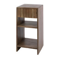 NACHTTISCH Liva Braun 30/30/60 cm - Braun, Textil (30/60/30cm) - Hoyz Collection