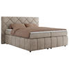 BOXBETT RITA 140/200 - Beige Struktur - H3 - Beige, Holz/Textil (140/200cm)
